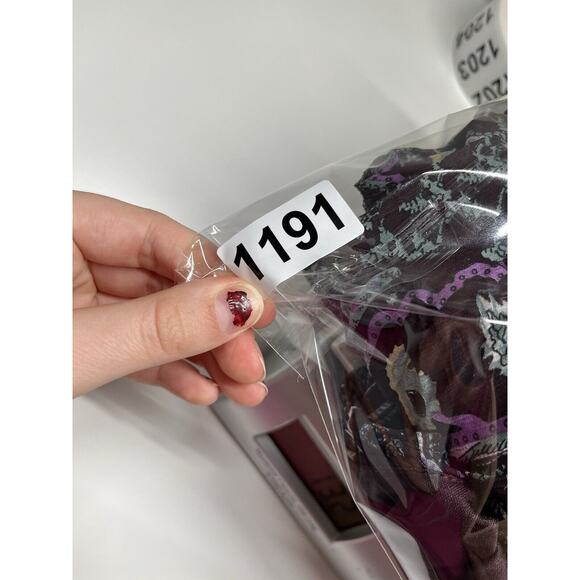 Halter Maxi Dress Medium Paisley Empire Waist Stretch Beach Y2K Western Hippie - Picture 15 of 16